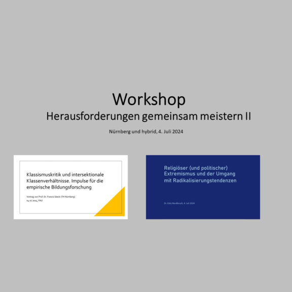 Workshop Herausforderungen gemeinsam meistern 2